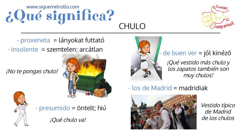 significado de chulo
