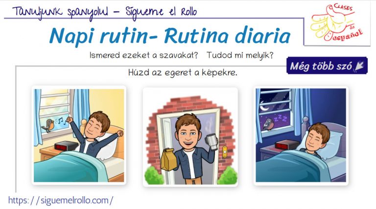 Napi rutin-rutina diaria